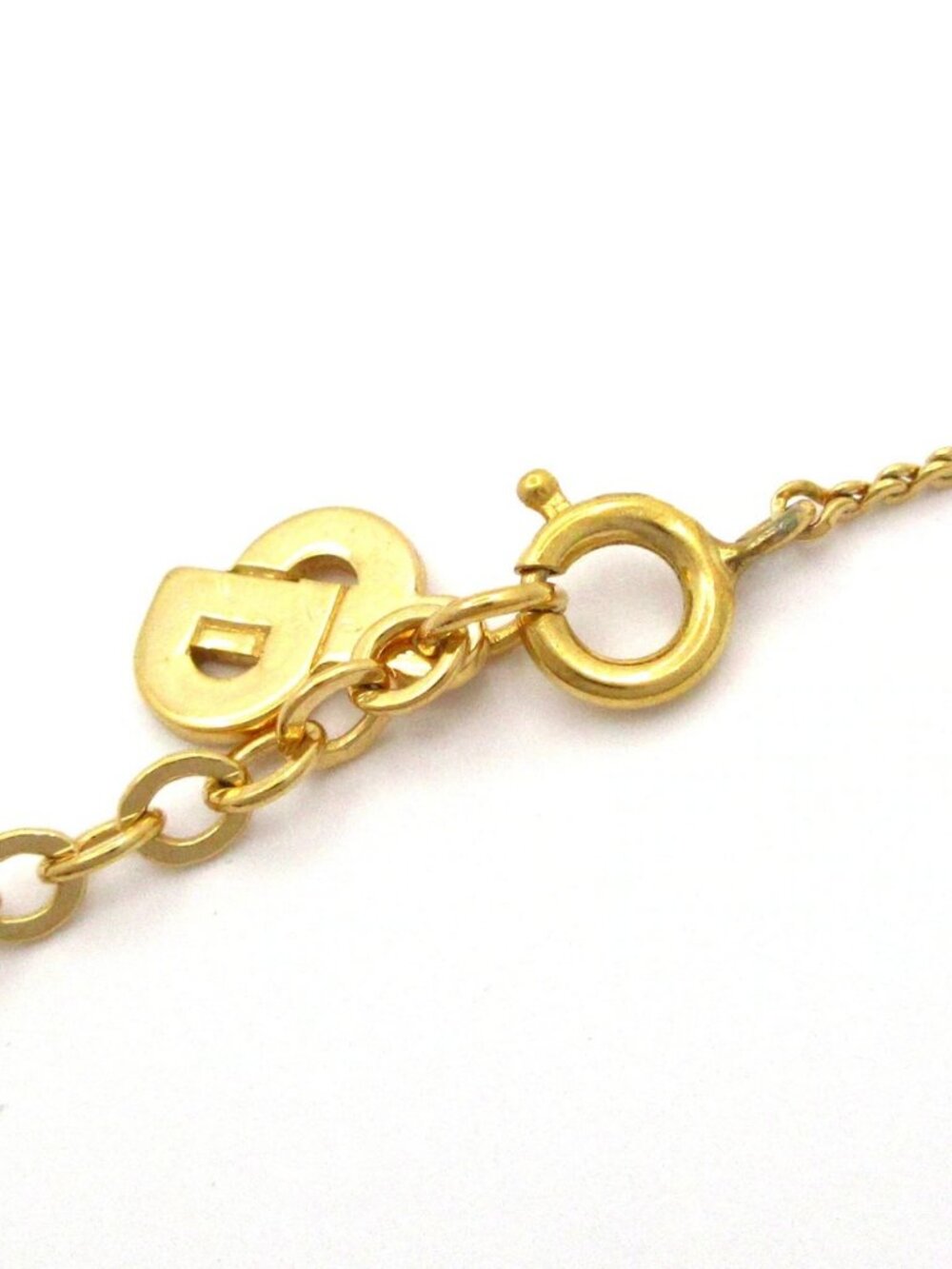 DIOR/ChristianDior - Gold plating Rhinestones Necklace - Picture 8 of 10